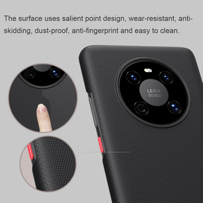 For Huawei Mate 40 NILLKIN Frosted Concave-convex Texture PC Protective Case(Black) - Huawei Cases by NILLKIN | Online Shopping South Africa | PMC Jewellery