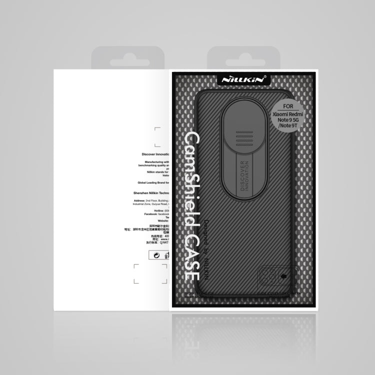 For Xiaomi Note 9 5G / Note 9T  NILLKIN Black Mirror Series PC Camshield Full Coverage Dust-proof Scratch Resistant Case - Xiaomi Cases by NILLKIN | Online Shopping South Africa | PMC Jewellery