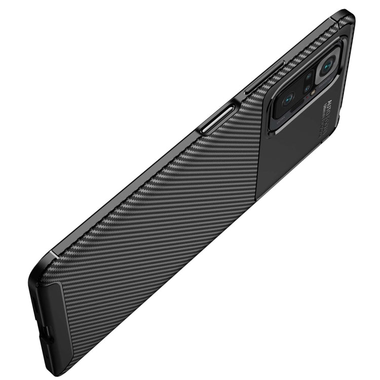 For Xiaomi Redmi Note 10 Pro / Note 10 Pro Max Carbon Fiber Texture Shockproof TPU Case(Black) - Xiaomi Cases by PMC TechLife | Online Shopping South Africa | PMC TechLife | Buy Now Pay Later Mobicred