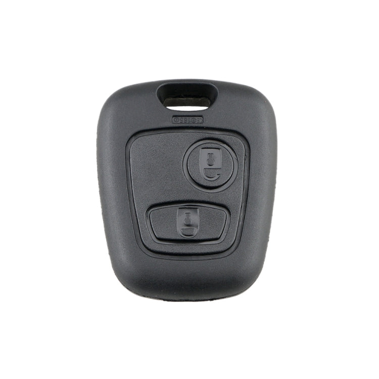 Car Key Case for Peugeot 2-button Straight Board with 206 Socket, without Blade - Car Key Cases by PMC Jewellery | Online Shopping South Africa | PMC Jewellery