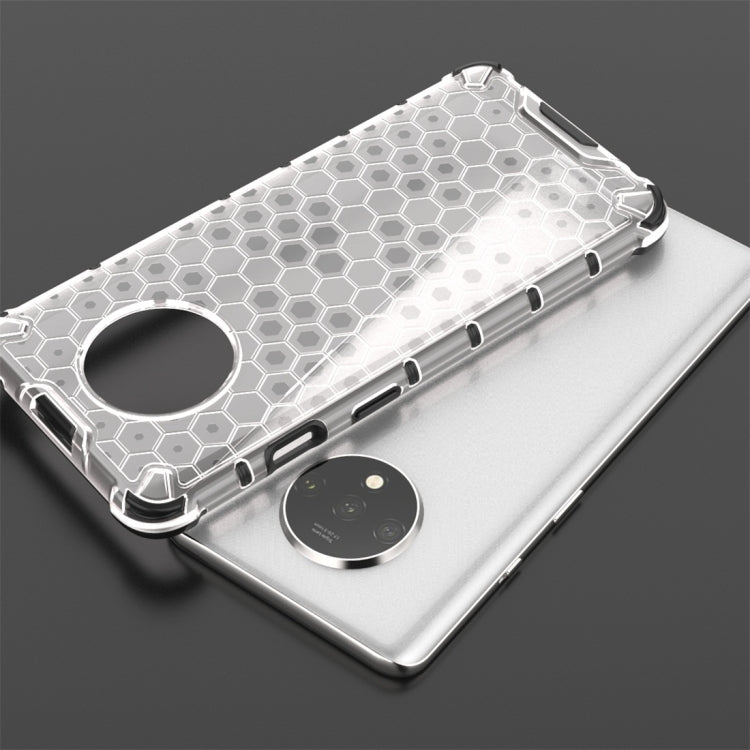 For OnePlus 7T Shockproof Honeycomb PC + TPU Case(Black) - Xiaomi Cases by PMC TechLife | Online Shopping South Africa | PMC TechLife | Buy Now Pay Later Mobicred
