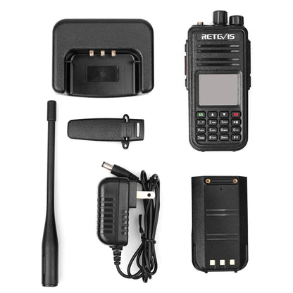 RETEVIS RT3S 136-174MHz + 400-480MHz 3000CH Handheld DMR Digital Two Way Radio Walkie Talkie - Handheld Walkie Talkie by RETEVIS | Online Shopping South Africa | PMC Jewellery | Buy Now Pay Later Mobicred