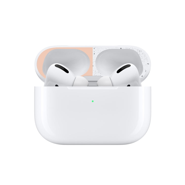 For Apple AirPods Pro Wireless Earphone Protective Case Metal Protective Sticker(Flesh Color) - Protective Sticker by PMC Jewellery | Online Shopping South Africa | PMC Jewellery