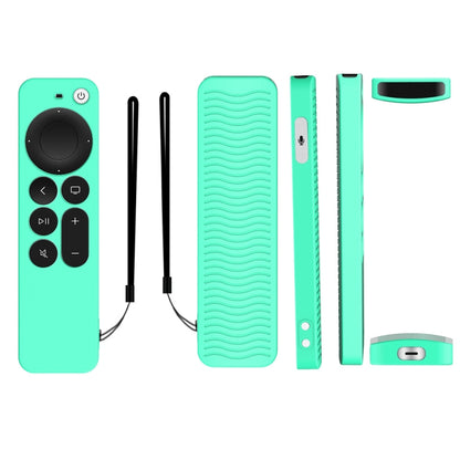 Silicone Protective Case Cover For Apple TV 4K 4th Siri Remote Controller(Ice Green) - Apple TV Accessories by PMC Jewellery | Online Shopping South Africa | PMC Jewellery