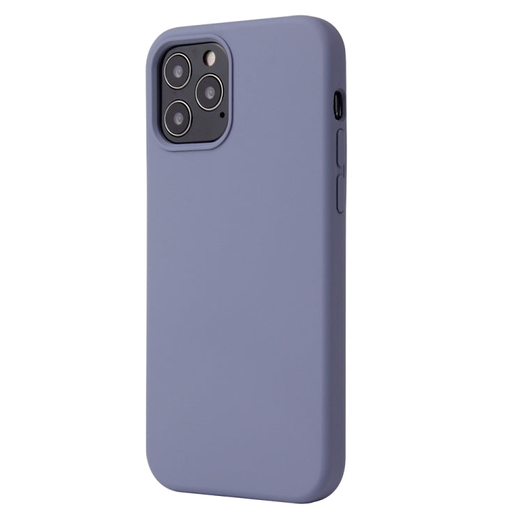 For iPhone 13 Solid Color Liquid Silicone Shockproof Protective Case(Lavender Grey) - iPhone 13 Cases by PMC Jewellery | Online Shopping South Africa | PMC Jewellery