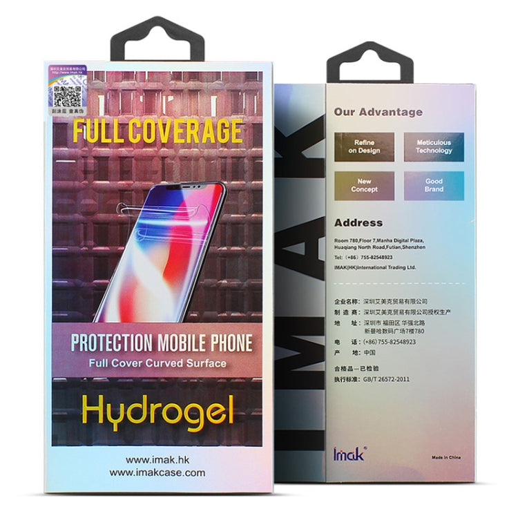 For Honor 50 SE 5G 2 PCS IMAK Curved Full Screen Hydrogel Film Front Protector - For Huawei by imak | Online Shopping South Africa | PMC TechLife | Buy Now Pay Later Mobicred