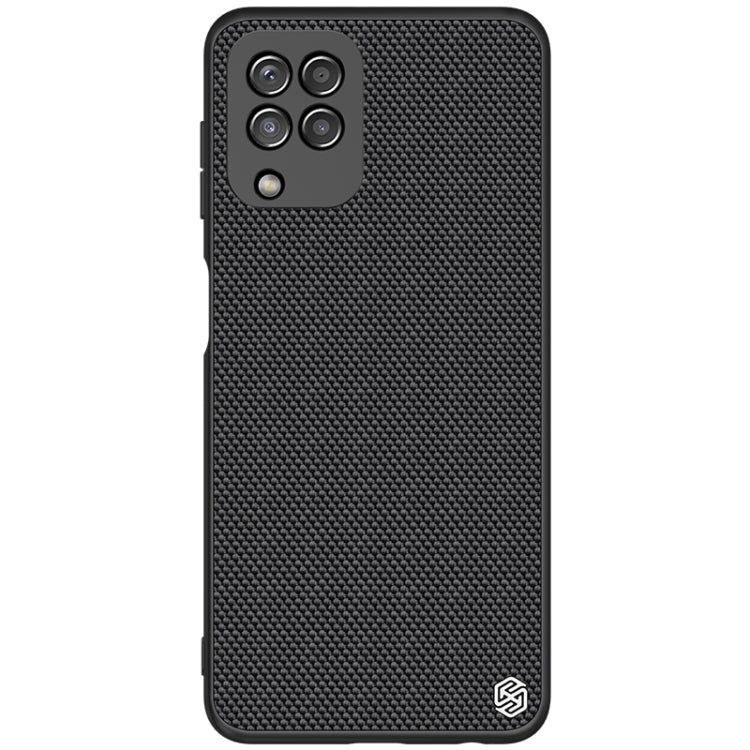 For Samsung Galaxy A22 4G LTE NILLKIN 3D Textured Nylon Fiber TPU Case(Black) - Galaxy Phone Cases by NILLKIN | Online Shopping South Africa | PMC Jewellery