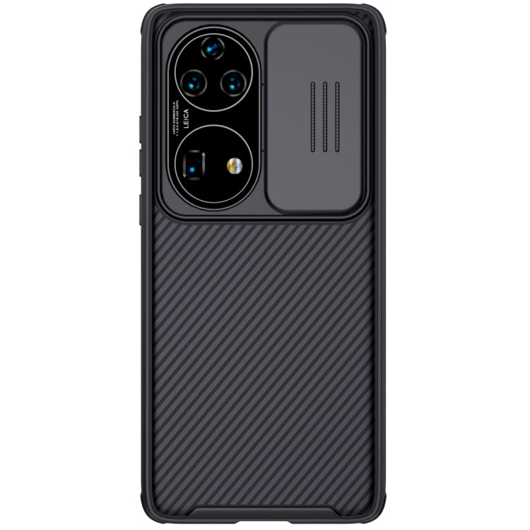 For Huawei P50 Pro NILLKIN Black Mirror Pro Series PC Camshield Full Coverage Dust-proof Scratch Resistant Case(Black) - Huawei Cases by NILLKIN | Online Shopping South Africa | PMC Jewellery