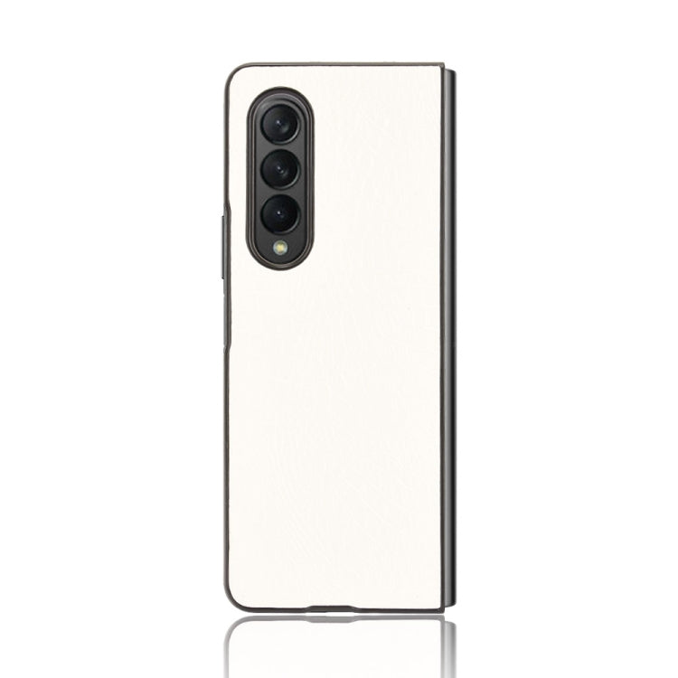 For Samsung Galaxy Z Fold3 5G Shockproof Crocodile Texture PC + PU Case(White) - free shipping - PMC TechLife - Order now!