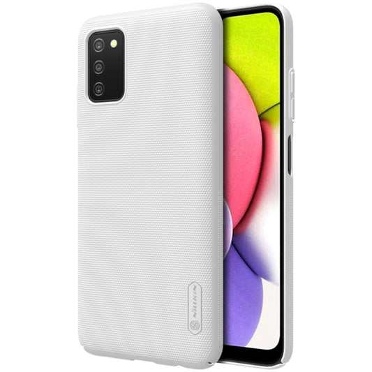 For Samsung Galaxy A03s / A037G NILLKIN Frosted Concave-convex Texture PC Phone Protective Case(White) - Galaxy Phone Cases by NILLKIN | Online Shopping South Africa | PMC Jewellery