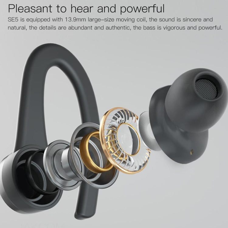 JAKCOM SE5 True Wireless Sport Bluetooth Earphone(Black) - Sport Earphone by JAKCOM | Online Shopping South Africa | PMC TechLife | Buy Now Pay Later Mobicred
