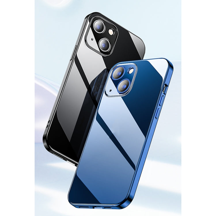 For iPhone 13 Pro JOYROOM JR-BP912 Star Shield TPU + Aviation Glass Phone Case (Transparent Blue) - iPhone 13 Pro Cases by JOYROOM | Online Shopping South Africa | PMC Jewellery