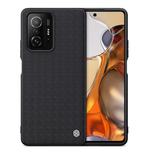 For Xiaomi Mi 11T / 11T Pro NILLKIN 3D Textured Nylon Fiber TPU Phone Case(Black) - Xiaomi Cases by NILLKIN | Online Shopping South Africa | PMC Jewellery