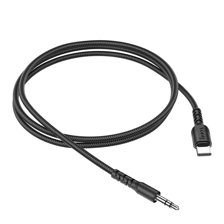 hoco UPA17 Type-C / USB-C Digital Audio Conversion Cable, Length: 1m(Black) - Video & Audio Cable by hoco | Online Shopping South Africa | PMC Jewellery