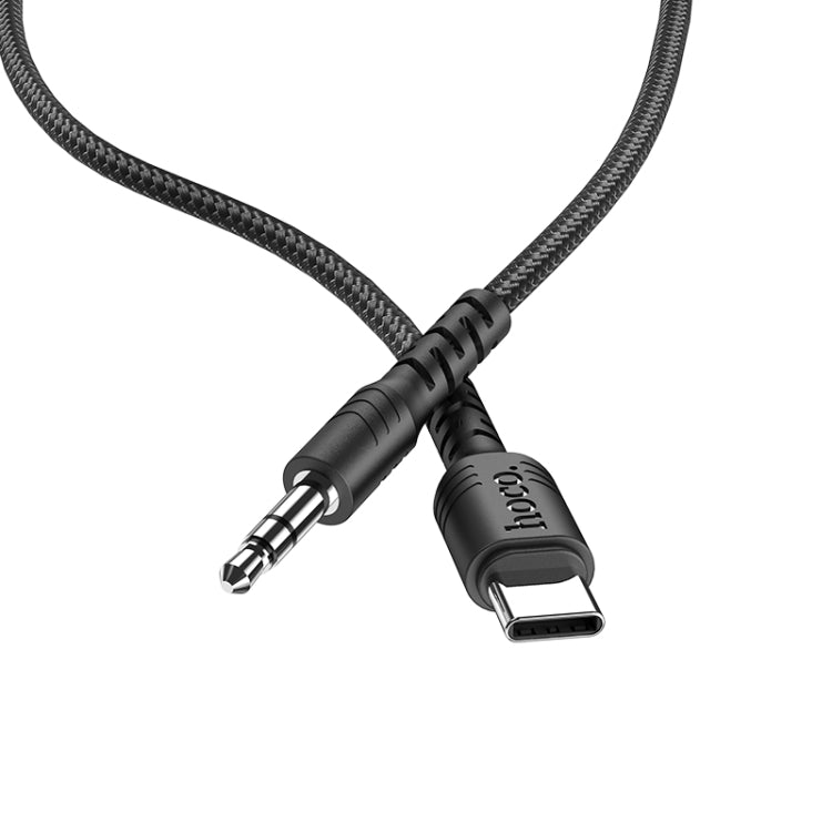 hoco UPA17 Type-C / USB-C Digital Audio Conversion Cable, Length: 1m(Black) - Video & Audio Cable by hoco | Online Shopping South Africa | PMC Jewellery