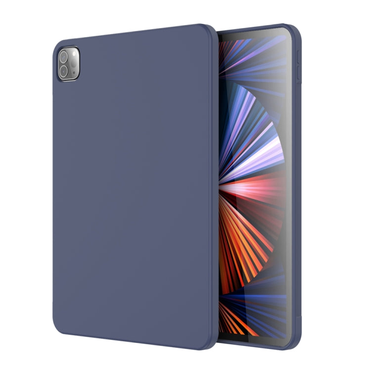 For iPad Pro 11 inch Mutural Silicone Microfiber Tablet Case(Midnight Blue) - iPad Pro 11 (2022/2021) Cases by Mutural | Online Shopping South Africa | PMC Jewellery