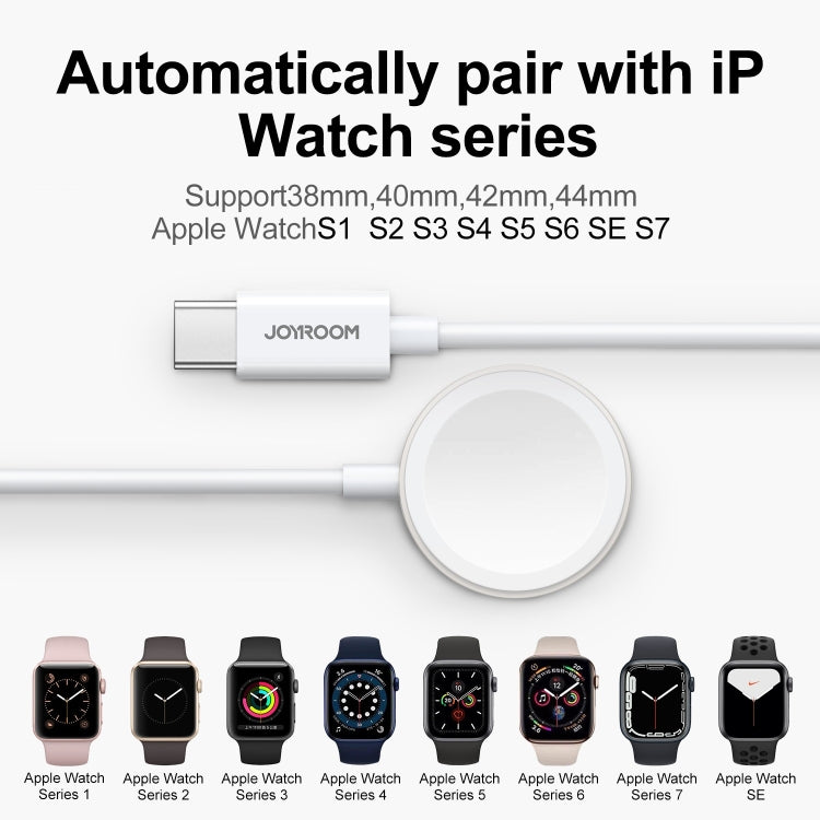 JOYROOM S-IW004 Type-C / USB-C to 8 Pin Magnetic Charging Cable, Length: 1.2m(White) - free shipping - PMC TechLife - Order now!