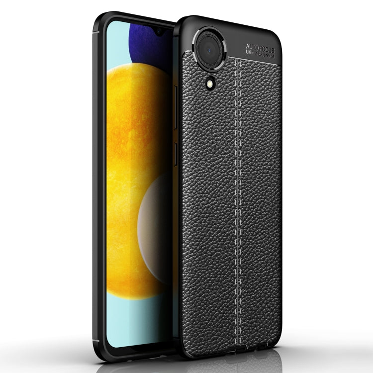 For Samsung Galaxy A03 Core Litchi Texture TPU Shockproof Phone Case(Black) - free shipping - PMC TechLife - Order now!