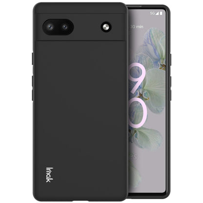 For Google Pixel 6a imak UC-3 Series Shockproof Frosted TPU Phone Case(Black) - Google Cases by imak | Online Shopping South Africa | PMC Jewellery | Buy Now Pay Later Mobicred