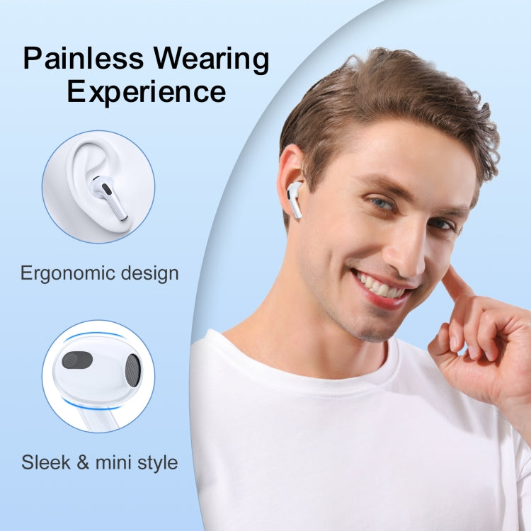 JOYROOM JR-T03S PLUS TWS Wireless Bluetooth Earphone(White) - TWS Earphone by JOYROOM | Online Shopping South Africa | PMC Jewellery