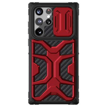 For Samsung Galaxy S22 Ultra 5G NILLKIN Sliding Camera Cover TPU + PC Phone Case(Red) - Galaxy S22 5G Cases by NILLKIN | Online Shopping South Africa | PMC Jewellery