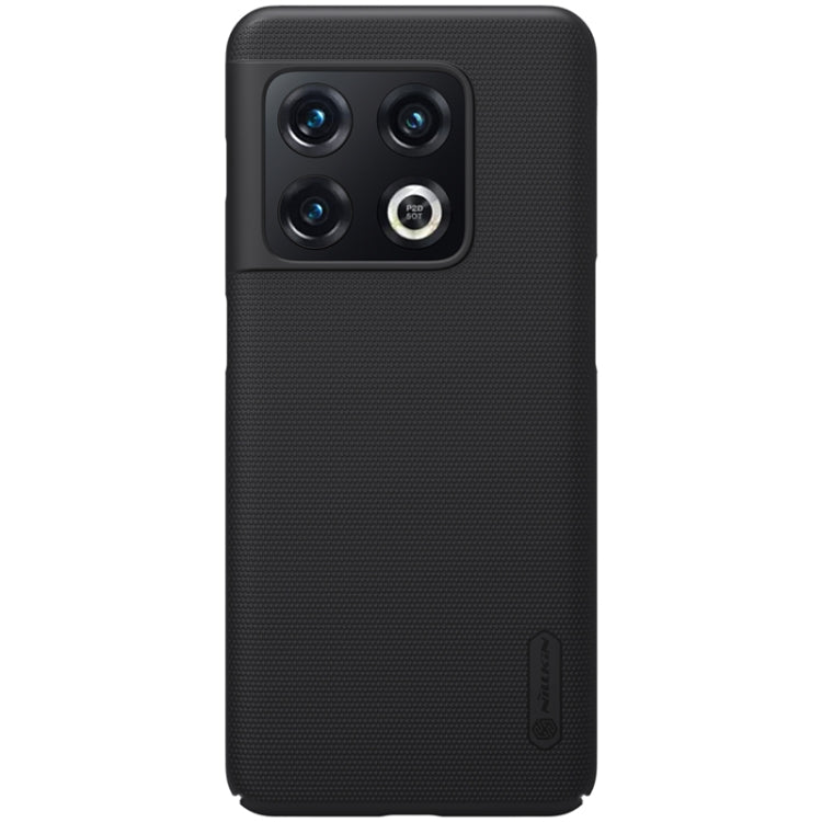 For OnePlus 10 Pro NILLKIN Frosted PC Phone Case(Black) - OnePlus Cases by NILLKIN | Online Shopping South Africa | PMC Jewellery