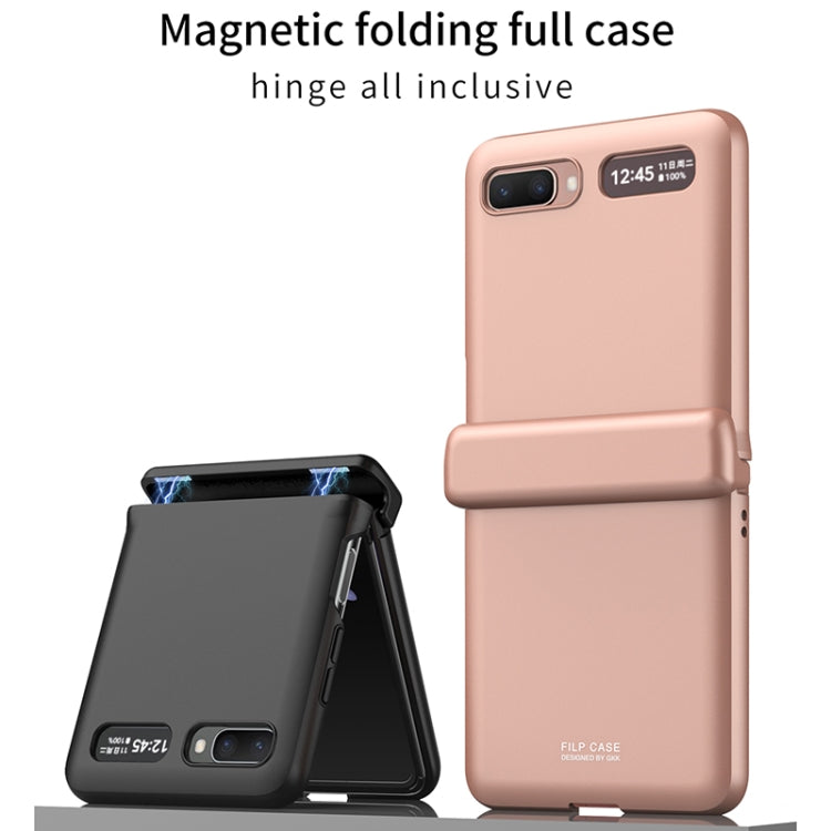 For Samsung Galaxy Z Flip 5G GKK Magnetic Full Coverage Phone Flip Case(Purple) - Galaxy Phone Cases by GKK | Online Shopping South Africa | PMC Jewellery