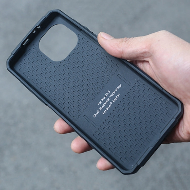 For Xiaomi Mi 11 FATBEAR Armor Shockproof Cooling Phone Case(Black) - free shipping - PMC TechLife - Order now!