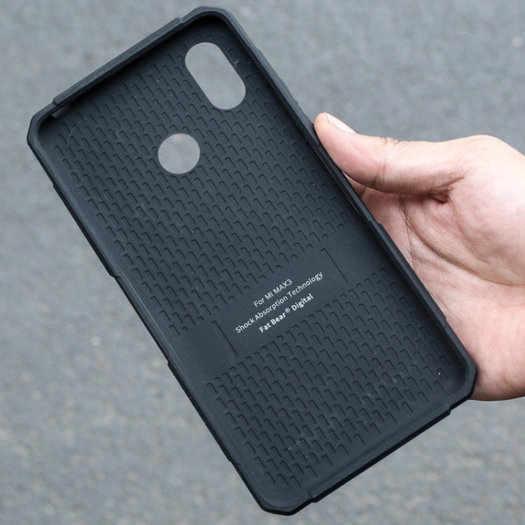 For Xiaomi Mi Max 3 FATBEAR Armor Shockproof Cooling Phone Case(Black) - Xiaomi Cases by FATBEAR | Online Shopping South Africa | PMC Jewellery