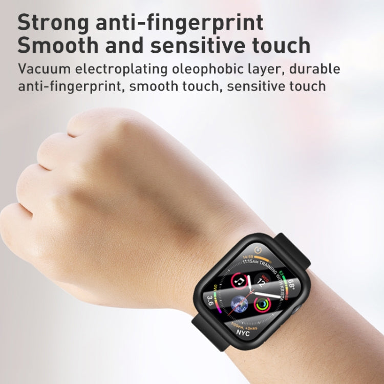 ROCK 2 in 1 PC Frame + Film Protector Case For  Apple Watch Series 3 & 2 & 1 42mm(Blue) - Watch Cases by ROCK | Online Shopping South Africa | PMC TechLife | Buy Now Pay Later Mobicred
