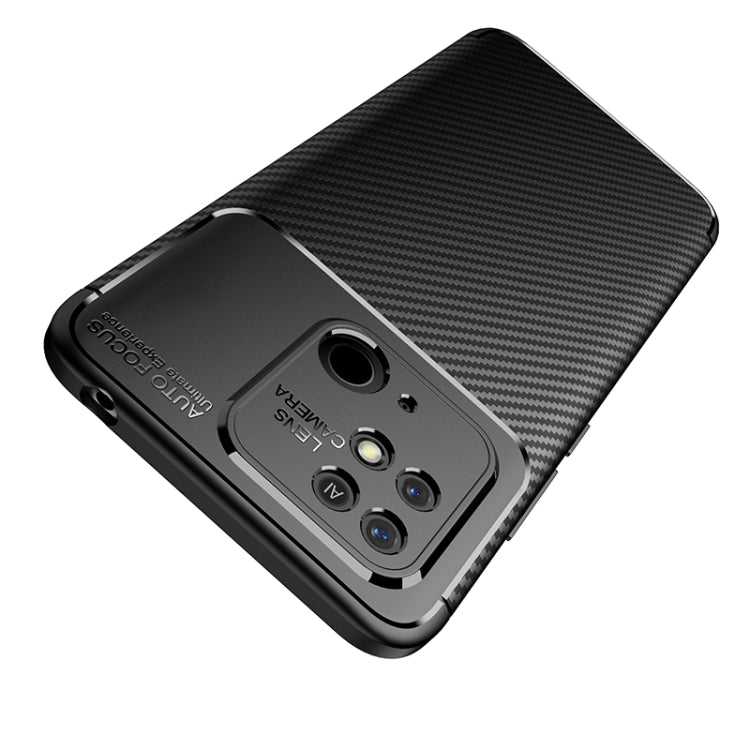 For Xiaomi Redmi 10C Carbon Fiber Texture Shockproof TPU Phone Case(Black) - Xiaomi Cases by PMC Jewellery | Online Shopping South Africa | PMC Jewellery