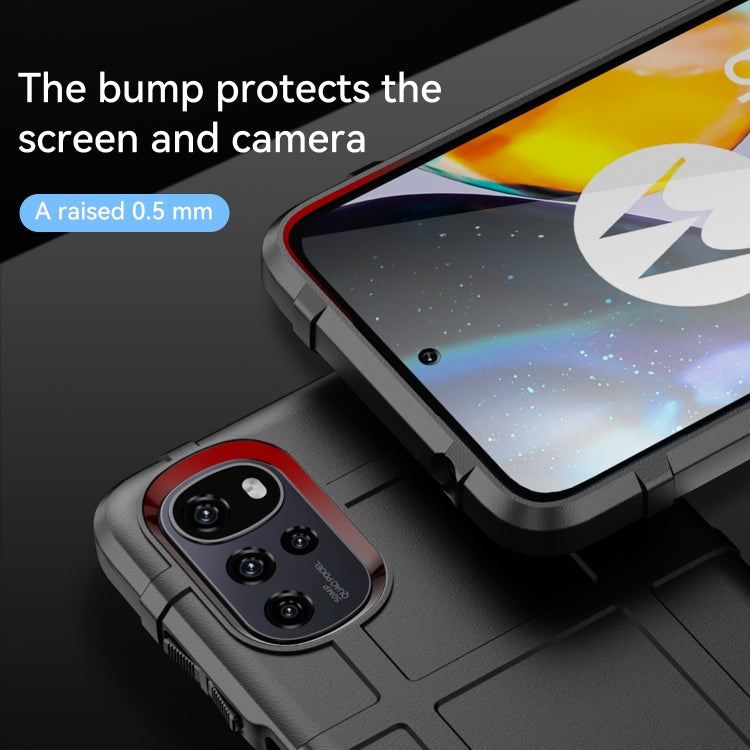 For Motorola Moto G22 Full Coverage Shockproof TPU Case(Black) - Motorola Cases by PMC TechLife | Online Shopping South Africa | PMC TechLife | Buy Now Pay Later Mobicred