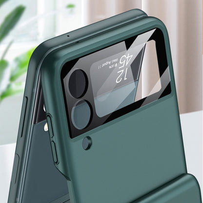 For Samsung Galaxy Z Flip3 5G GKK Magnetic Hinged Flip Case with Ring Holder(Forest Green) - Galaxy Phone Cases by GKK | Online Shopping South Africa | PMC Jewellery