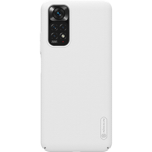 For Xiaomi Redmi Note 11 4G Global NILLKIN Frosted PC Phone Case(White) - Xiaomi Cases by NILLKIN | Online Shopping South Africa | PMC Jewellery