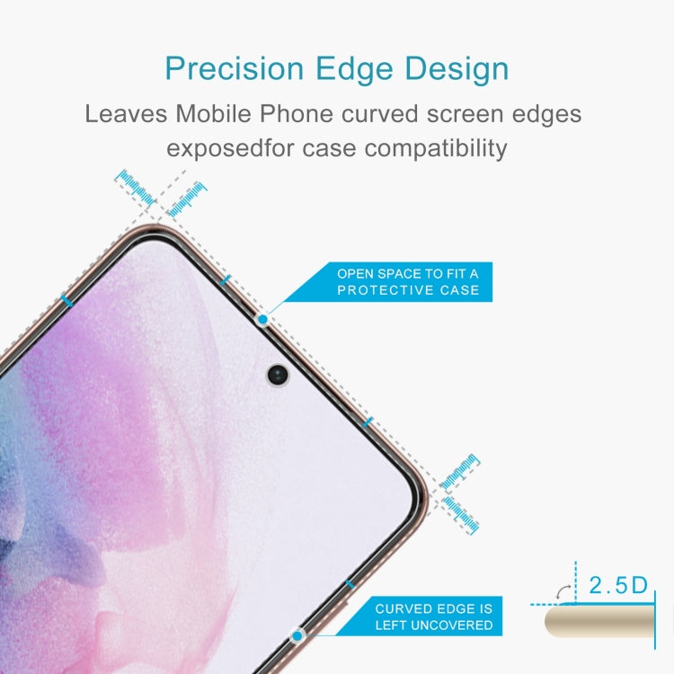 For Samsung Galaxy S21+ 5G 10pcs 0.26mm 9H 2.5D Tempered Glass Film, Fingerprint Unlocking Is Not Supported - Galaxy S21+ 5G Tempered Glass by PMC Jewellery | Online Shopping South Africa | PMC Jewellery