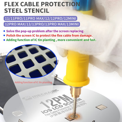 Mechanic UFO LCD Screen Flex Cable Protection and Reballing Planting For iPhone 11 - BGA Stencils by MECHANIC | Online Shopping South Africa | PMC Jewellery