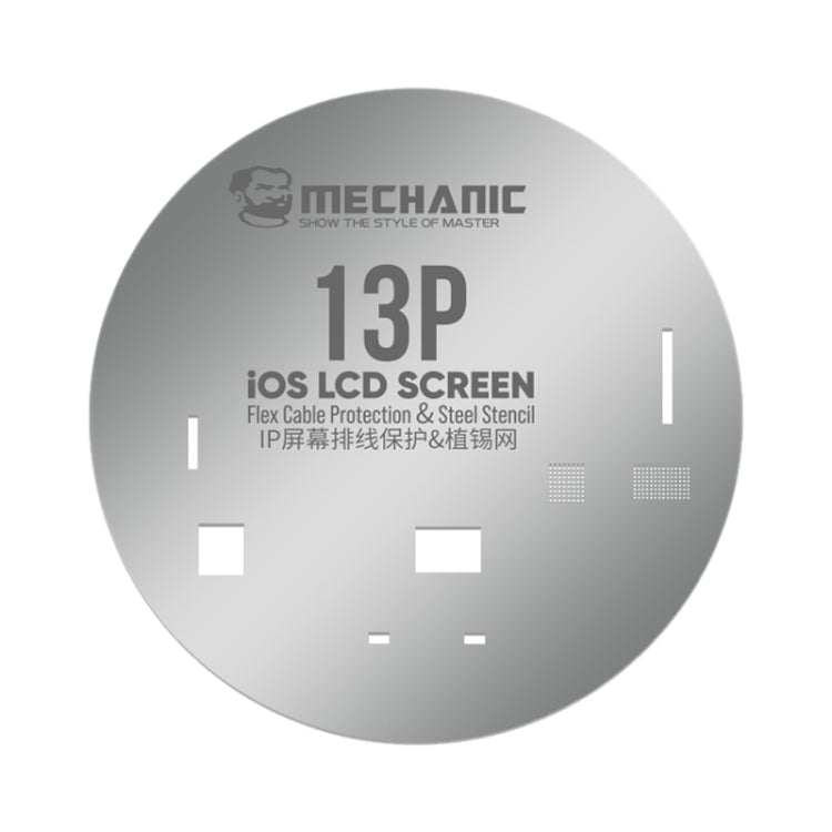 Mechanic UFO LCD Screen Flex Cable Protection and Reballing Planting For iPhone 13 Pro - BGA Stencils by MECHANIC | Online Shopping South Africa | PMC Jewellery