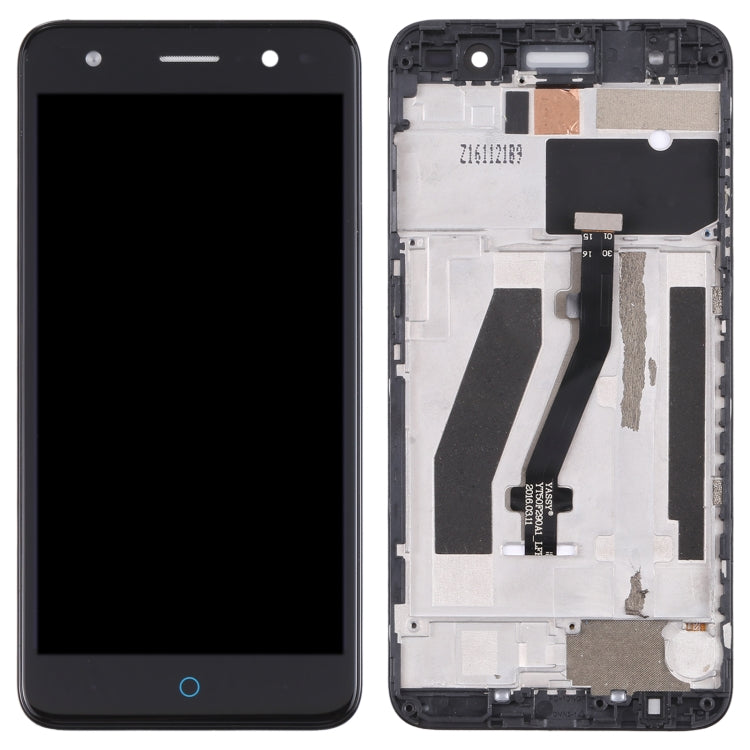 OEM LCD Screen For ZTE Blade V7 Lite/V6 Plus Digitizer Full Assembly with Frame（Black) - For ZTE by PMC Jewellery | Online Shopping South Africa | PMC Jewellery