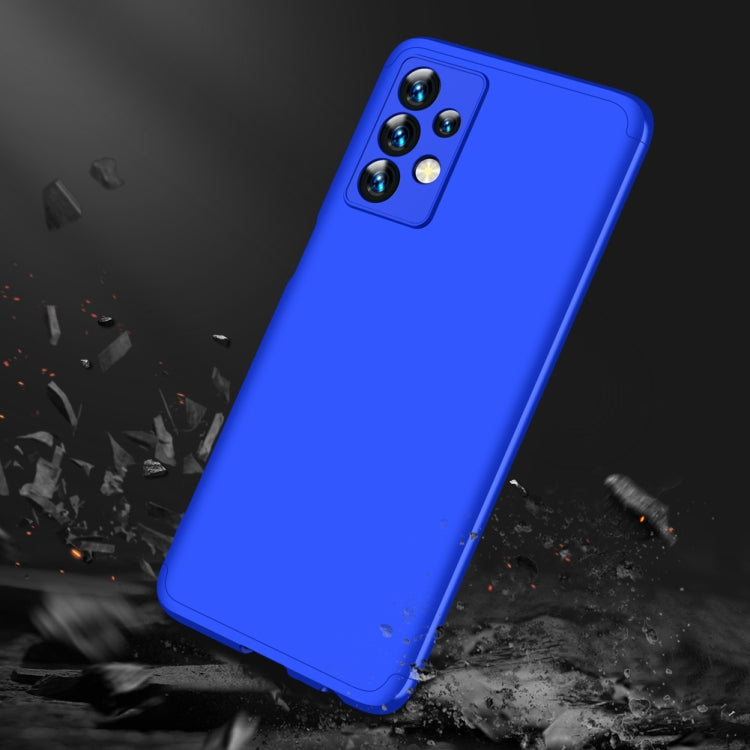 For Samsung Galaxy A13 4G GKK Three Stage Splicing Full Coverage PC Phone Case(Blue) - Galaxy Phone Cases by GKK | Online Shopping South Africa | PMC Jewellery