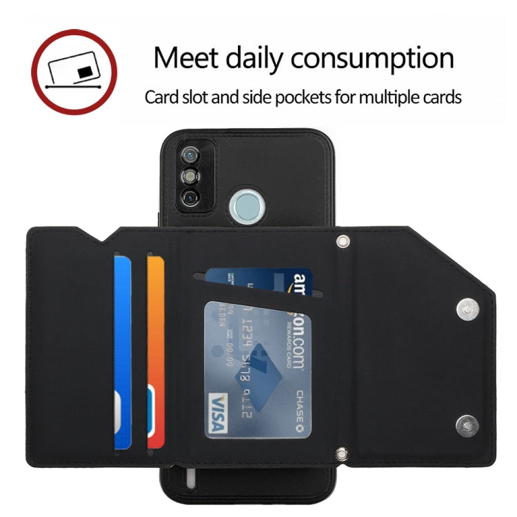For Tecno Spark 6 Go / Go 2020 Skin Feel PU + TPU + PC Phone Case(Black) - free shipping - PMC TechLife - Order now!