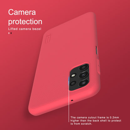 For Samsung Galaxy F23 / M23 5G NILLKIN Frosted PC Phone Case(Red) - Galaxy Phone Cases by NILLKIN | Online Shopping South Africa | PMC Jewellery