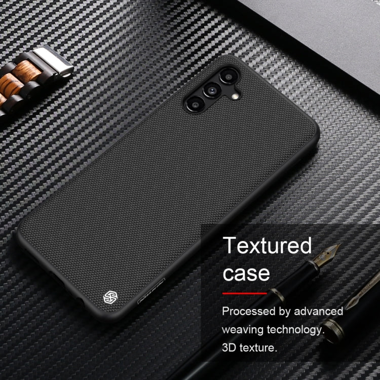 For Samsung Galaxy A13 5G NILLKIN 3D Texture Nylon Fiber PC+TPU Phone Case(Black) - Galaxy Phone Cases by NILLKIN | Online Shopping South Africa | PMC Jewellery | Buy Now Pay Later Mobicred