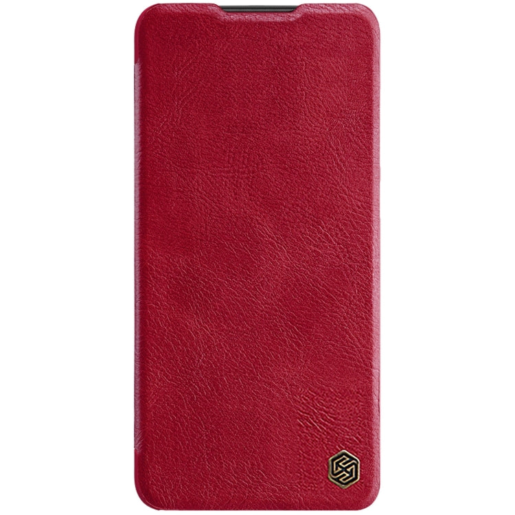 For Xiaomi Redmi K50 / K50 Pro NILLKIN QIN Series Pro Sliding Camera Cover Leather Phone Case(Red) - Xiaomi Cases by NILLKIN | Online Shopping South Africa | PMC Jewellery