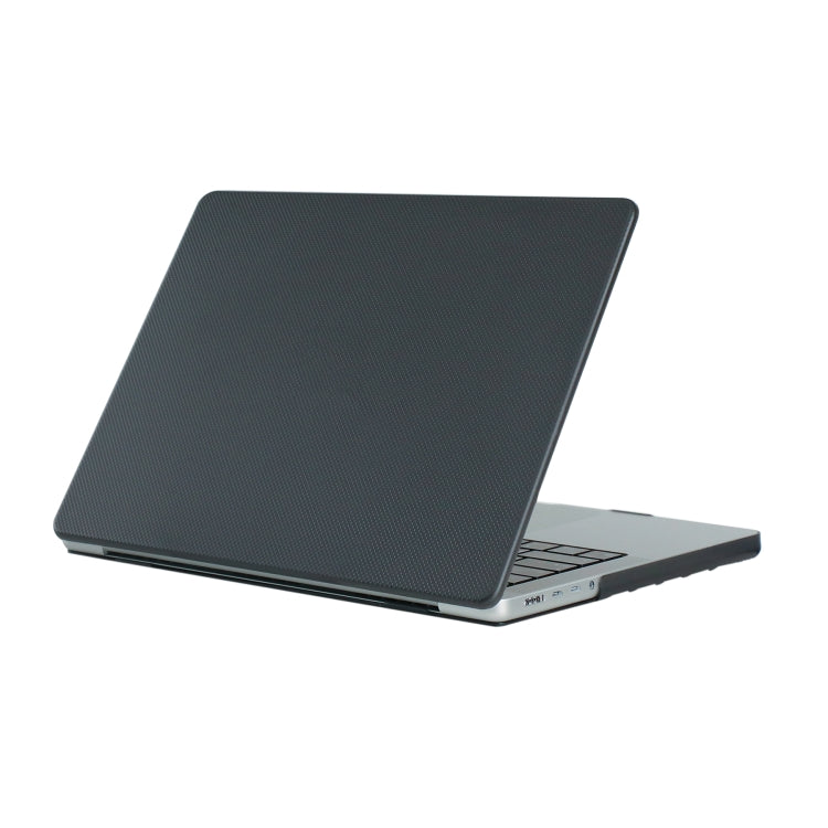 Dot Texture Double Sided Tanned Laptop Case For MacBook Pro 16.2 inch A2485 2021(Black) - MacBook Pro Cases by PMC TechLife | Online Shopping South Africa | PMC TechLife