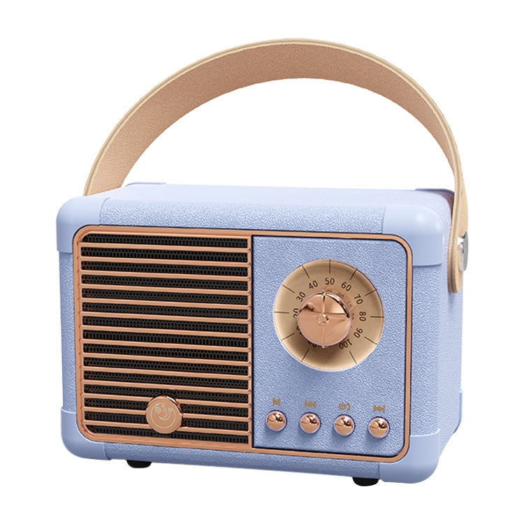 HM11 PLUS Portable HIFI Mini Retro Wireless Bluetooth Speaker(Light Purple) - Mini Speaker by PMC TechLife | Online Shopping South Africa | PMC TechLife
