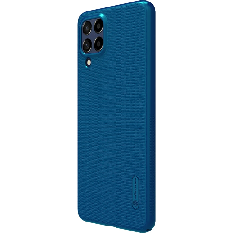 For Samsung Galaxy M53 5G NILLKIN Frosted PC Phone Case(Blue) - Galaxy Phone Cases by NILLKIN | Online Shopping South Africa | PMC Jewellery