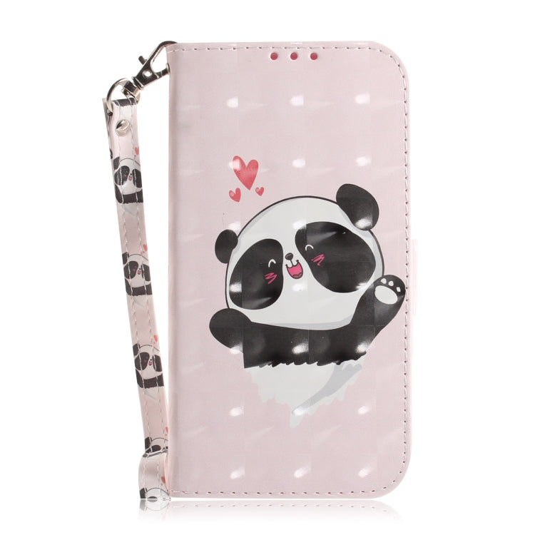 For Xiaomi 12 / 12X 3D Colored Horizontal Flip Leather Phone Case(Heart Panda) - 12 Cases by PMC Jewellery | Online Shopping South Africa | PMC Jewellery