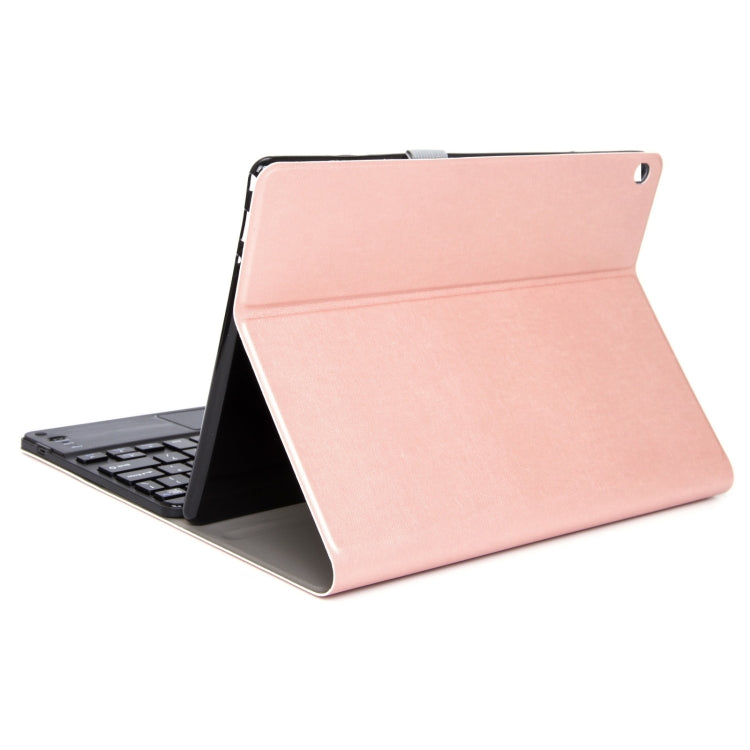 For Lenovo Tab M10 HD Gen 2 Touchpad Bluetooth Keyboard Leather Tablet Case(Rose Gold) - Lenovo Keyboard by PMC TechLife | Online Shopping South Africa | PMC TechLife