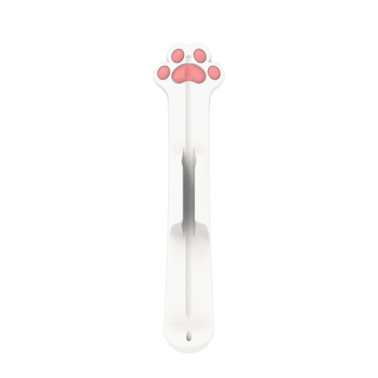 Stylus Silicone Magnetic Cartoon Pen Holder For Apple Pencil 1/2(White Cat Paw) - Pencil Accessories by PMC Jewellery | Online Shopping South Africa | PMC Jewellery