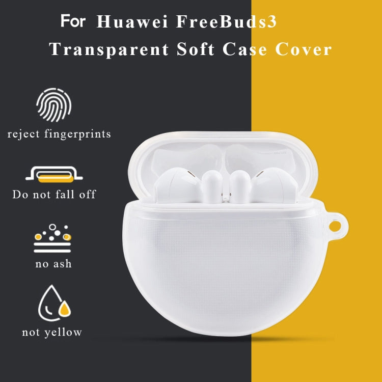 Earphone TPU Protective Case For Huawei FreeBuds 3(Transparent) - Huawei Earphone Case by PMC Jewellery | Online Shopping South Africa | PMC Jewellery